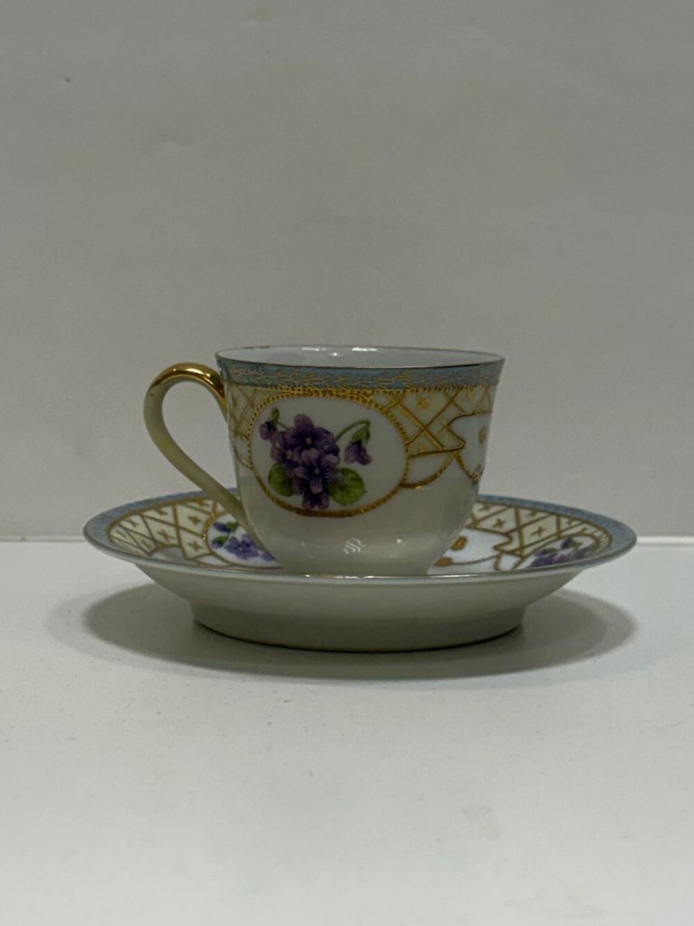 Vintage Adline Miniature Tea Cup & Saucer Set. KT219